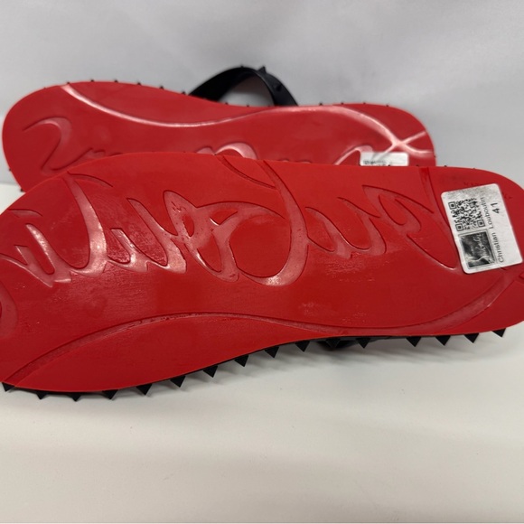 Super Loubi Flip-Christian Louboutin Flip-Flops, Rubber, Women’s size 41, Black - Picture 15 of 16